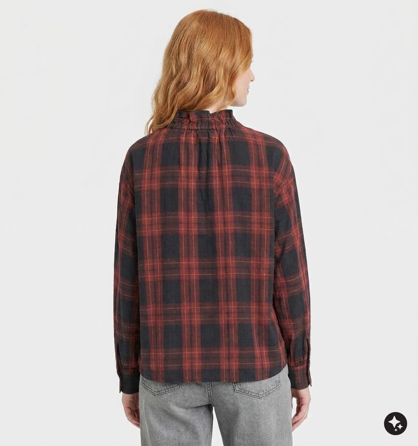 The Korner Donkerrode Blouse voor dames (382190)