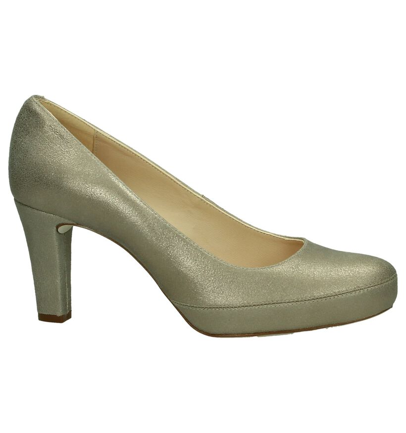 Unisa Numar Taupe Pumps High Heels, , pdp