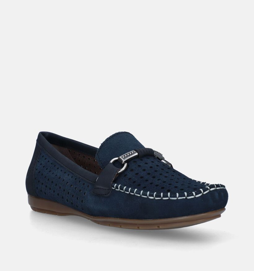 Rieker Mocassins en Bleu foncé pour femmes (339467)