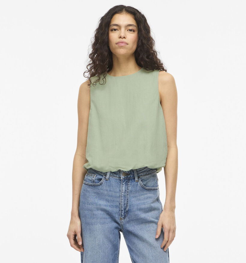 Vila Prisilla D&eacute;bardeur Balloon en Vert pour femmes (369474)