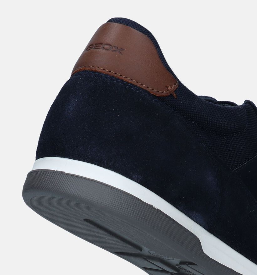 Geox Renan Chaussures à lacets en Bleu pour hommes (335675) - pour semelles orthopédiques