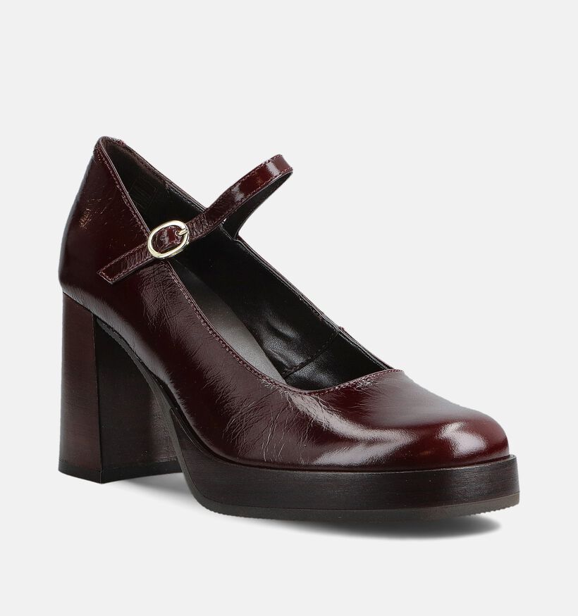 Laurent David Bordeaux Pumps met Bandje voor dames (381305)