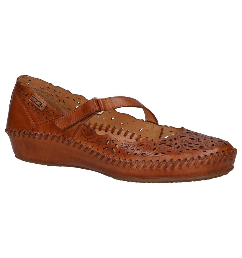 Pikolinos Chaussures slip-on en Cognac en cuir (289270)