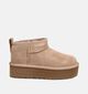 UGG Classic Ultra Mini Platform Bottes d'hiver en Beige pour filles (378004)
