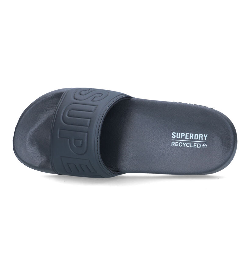 Superdry Code Core Claquettes de piscines en Bleu pour hommes (322144)