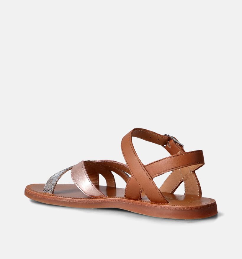 Pom d'Api Plagette Oto Cognac Sandalen voor meisjes (354610)