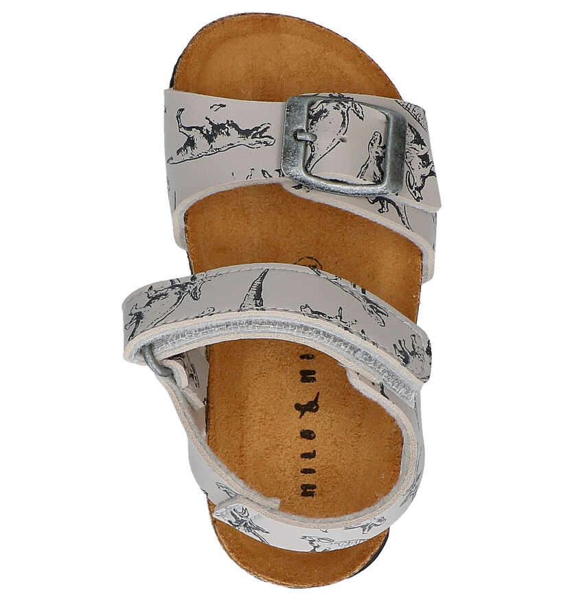 Milo & Mila Grijze Sandalen in kunstleer (266307)