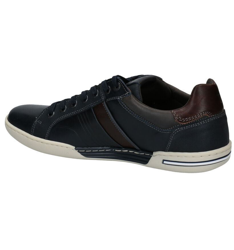 Björn Borg Coltrane Chaussures à lacets en Bleu en cuir (278577)