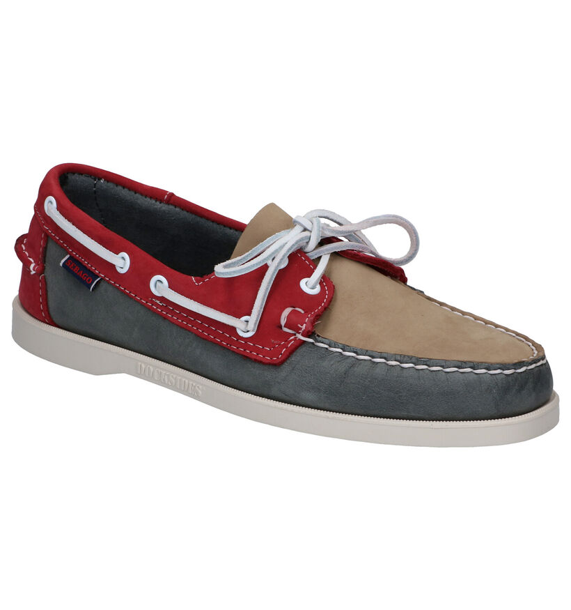 Sebago Dockside Portland Spinnaker Blauwe Bootschoenen voor heren (336835)