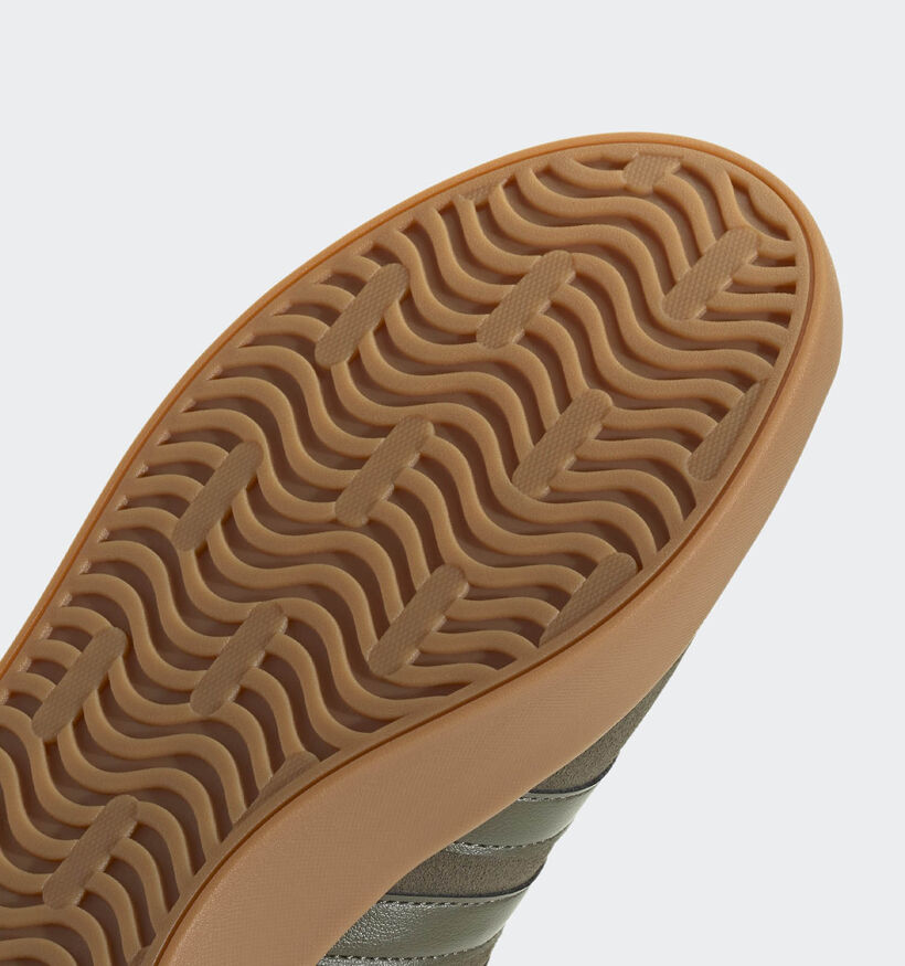 adidas VL Court 3.0 Baskets en Vert pour hommes (365409) - pour semelles orthopédiques