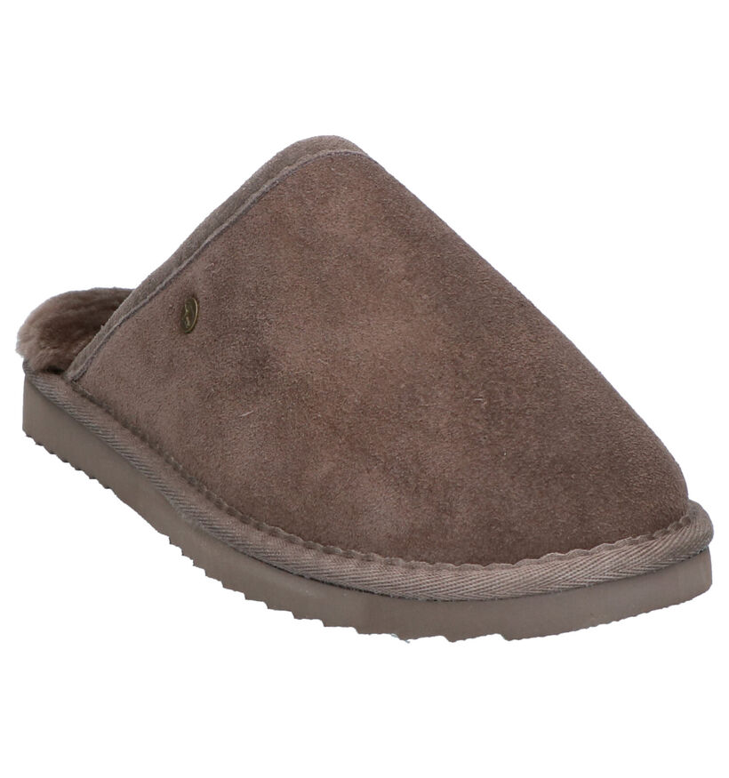 Warmbat Classic Bruine Pantoffels voor heren (314423)