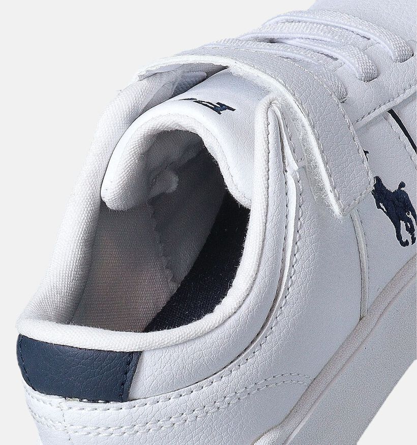Polo Ralph Lauren Frazier Chaussures basses en Blanc pour garçons (353510)