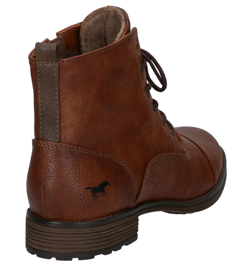 Mustang Cognac Boots voor dames (313807)