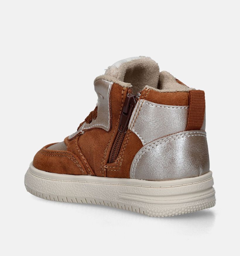 SJ Baskets pour bébé en Cognac pour filles (346940) - pour semelles orthopédiques