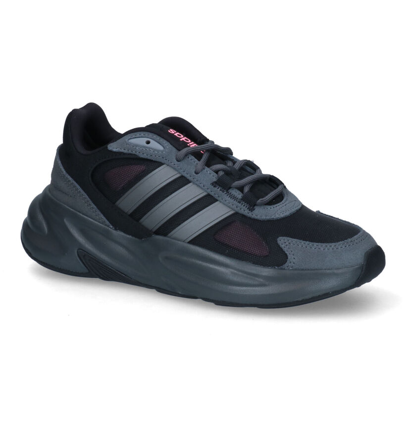 adidas Ozelle Zwarte sneakers in nubuck (311386)