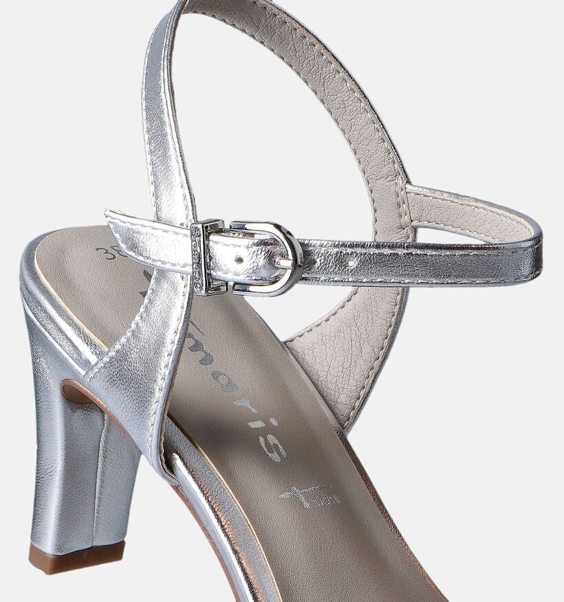 Tamaris Sandales à Talons en Argent pour femmes (354301)
