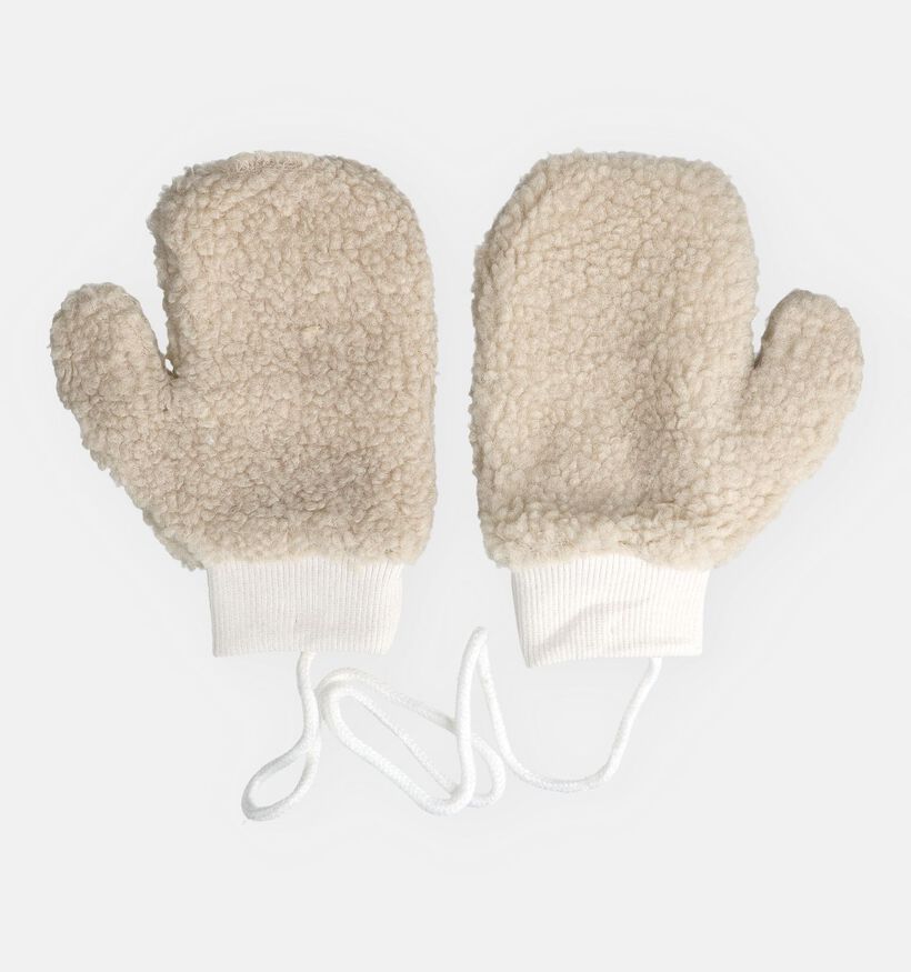 Little David Teddy Beige Wanten met Koord voor meisjes, jongens (382971)