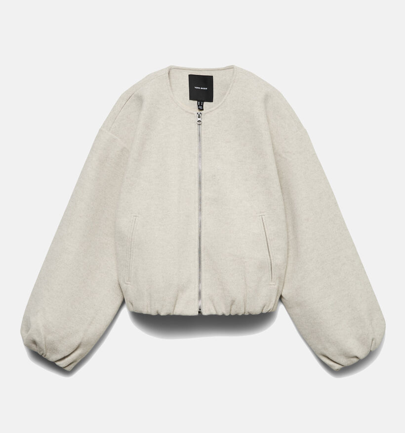 Vero Moda Chloe Manteau court en Ecru pour femmes (377569)