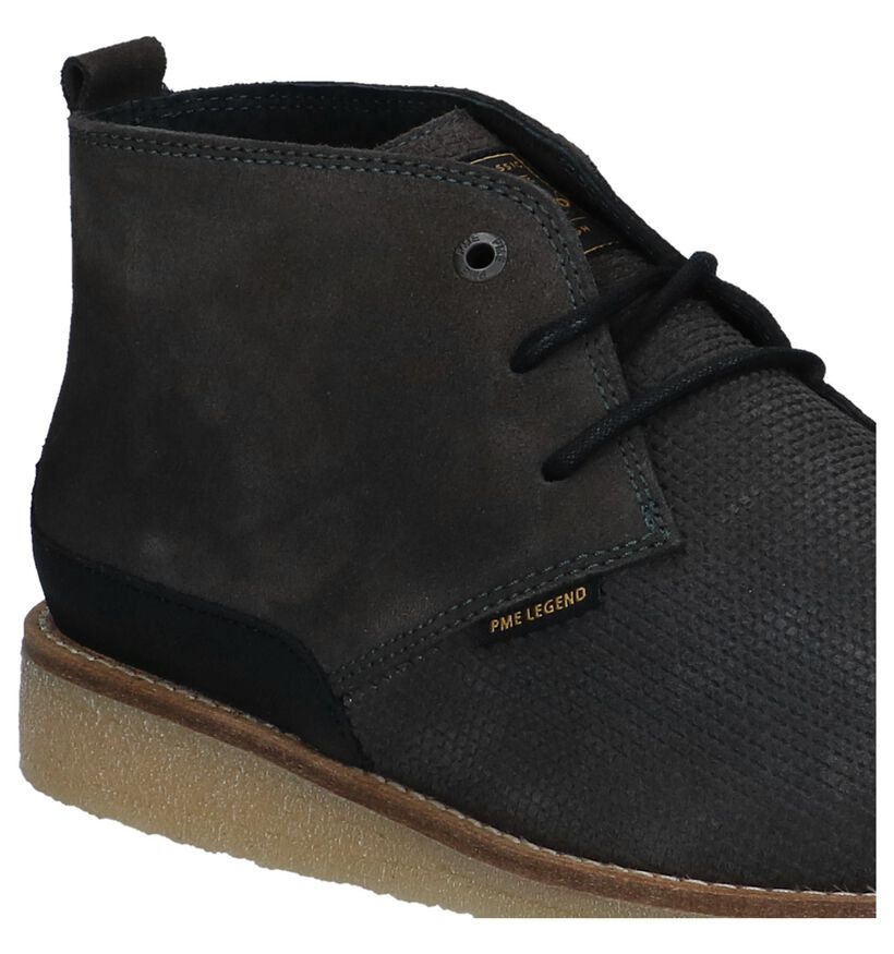 Taupe Hoge Schoenen PME Legend in daim (232255)
