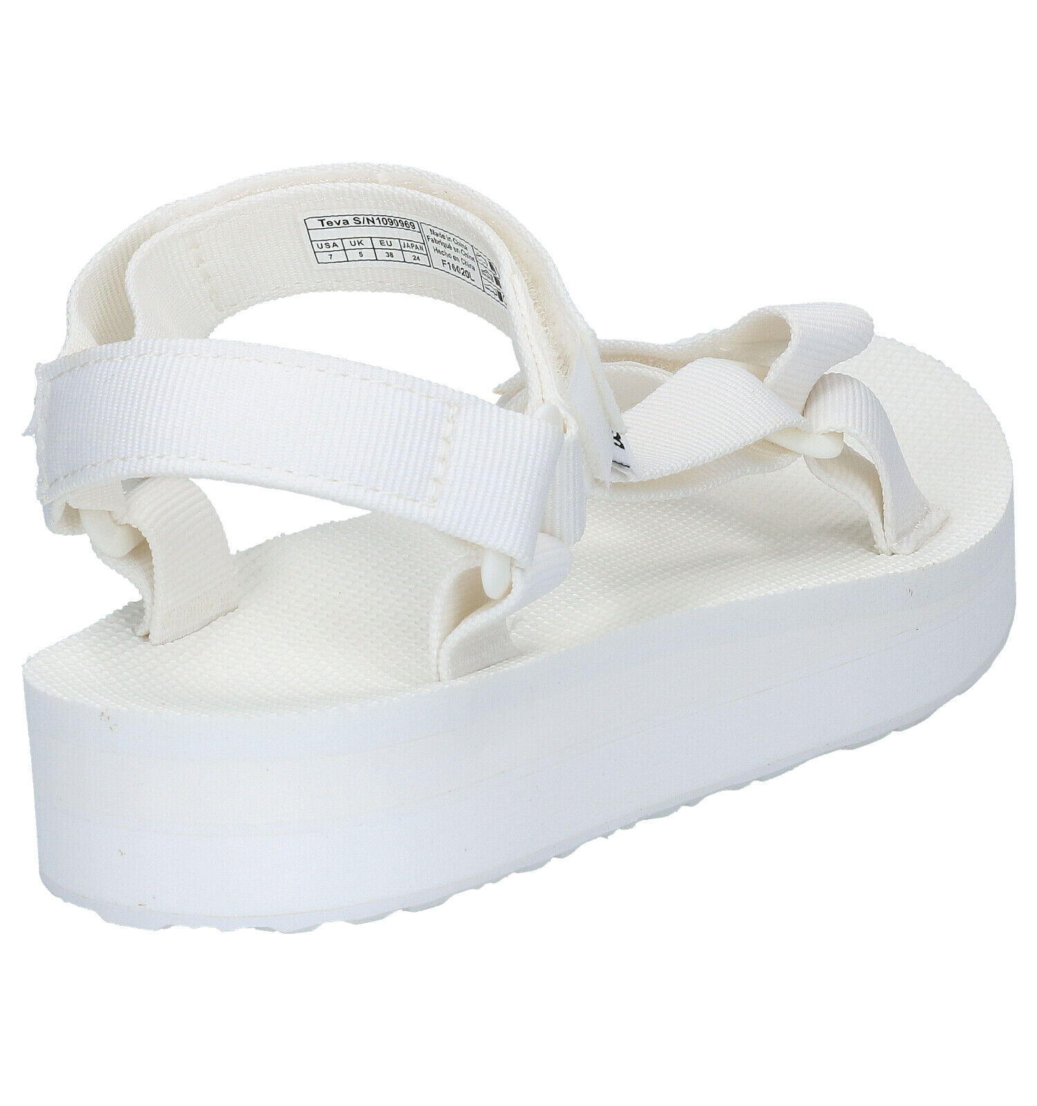 Witte teva sandalen cheap