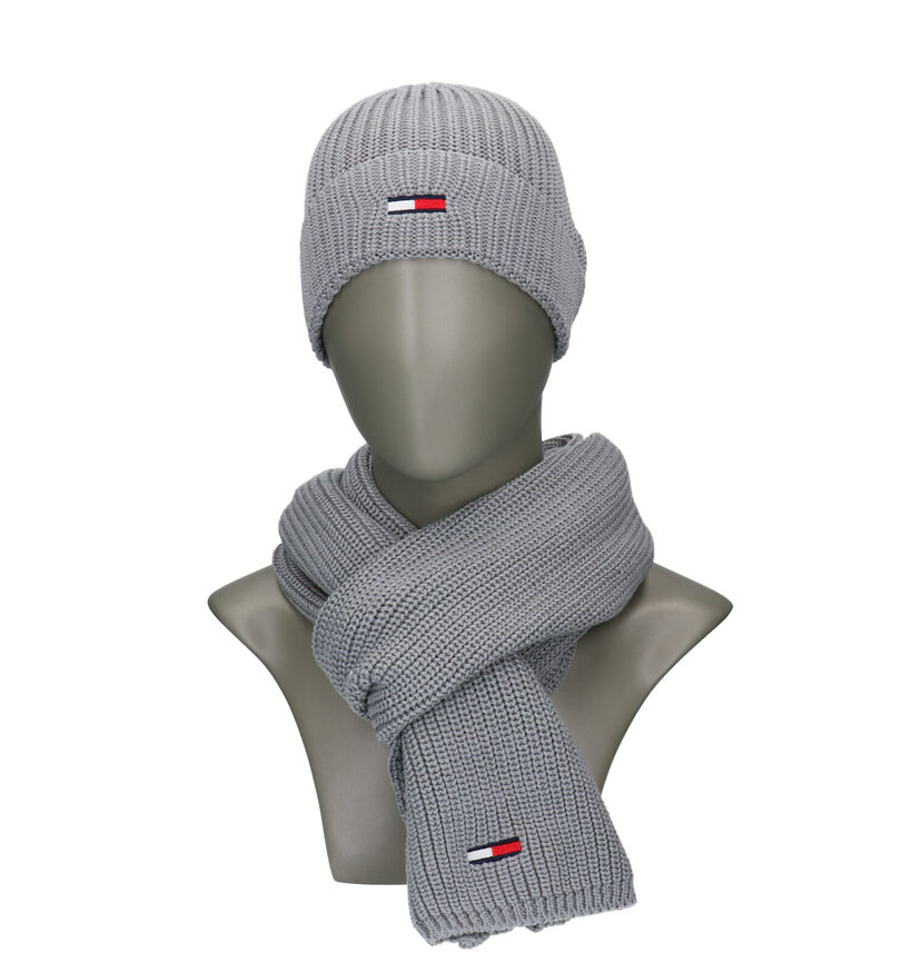 Tommy Hilfiger Grijze Muts en Sjaal (257038)