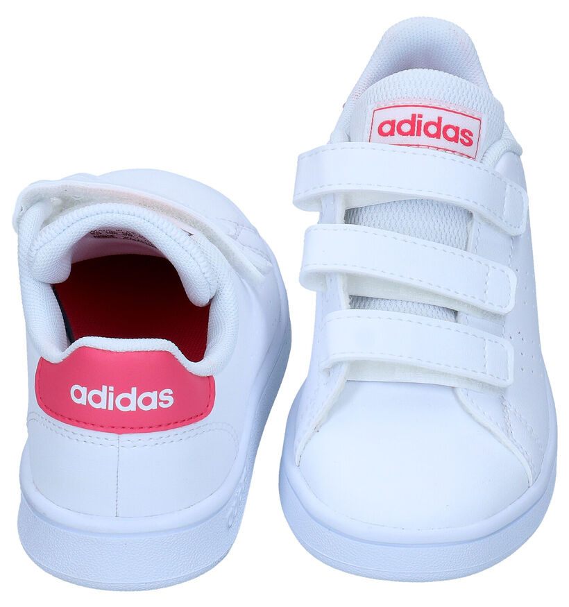 adidas Advantage C Witte Sneakers voor meisjes (319539) - geschikt voor steunzolen