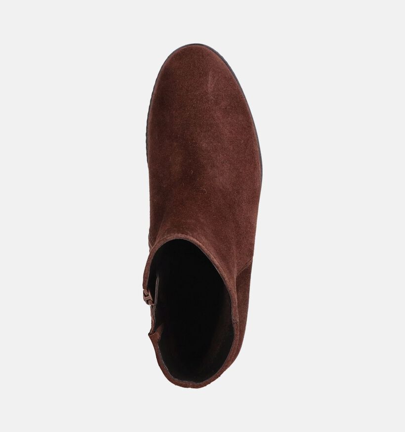 Gabor Bottines en Brun pour femmes (380087) - pour semelles orthop&eacute;diques