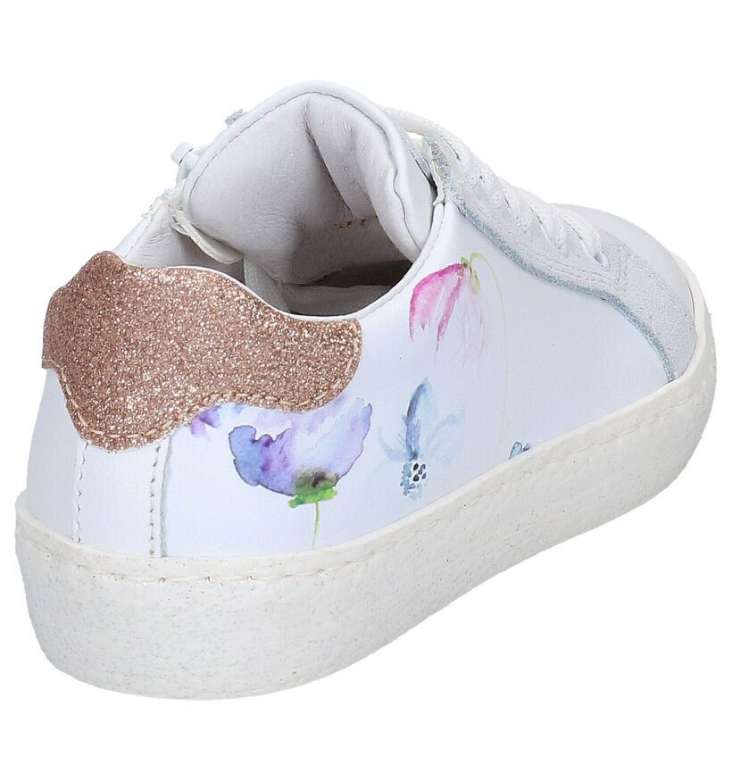 Romagnoli Baskets basses en Blanc en cuir (269566)