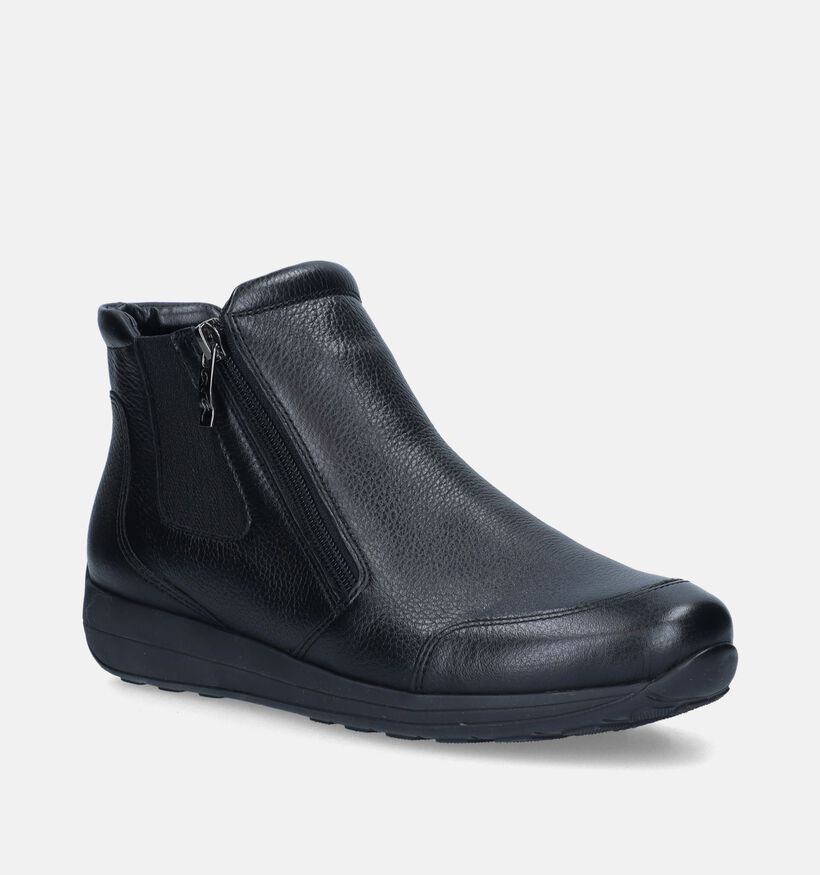 Ara Osaka Highsoft Zwarte Enkellaarsjes voor dames (346970) - geschikt voor steunzolen