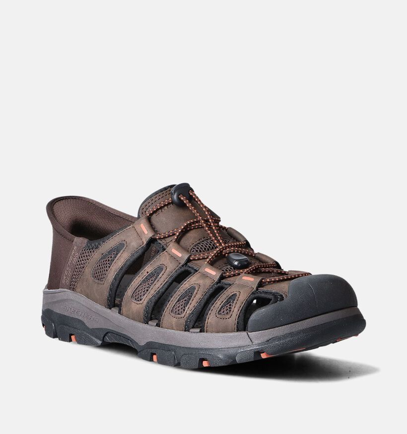Skechers Slip-ins Relaxed Fit Tresmen Bruine Sandalen voor heren (354587)
