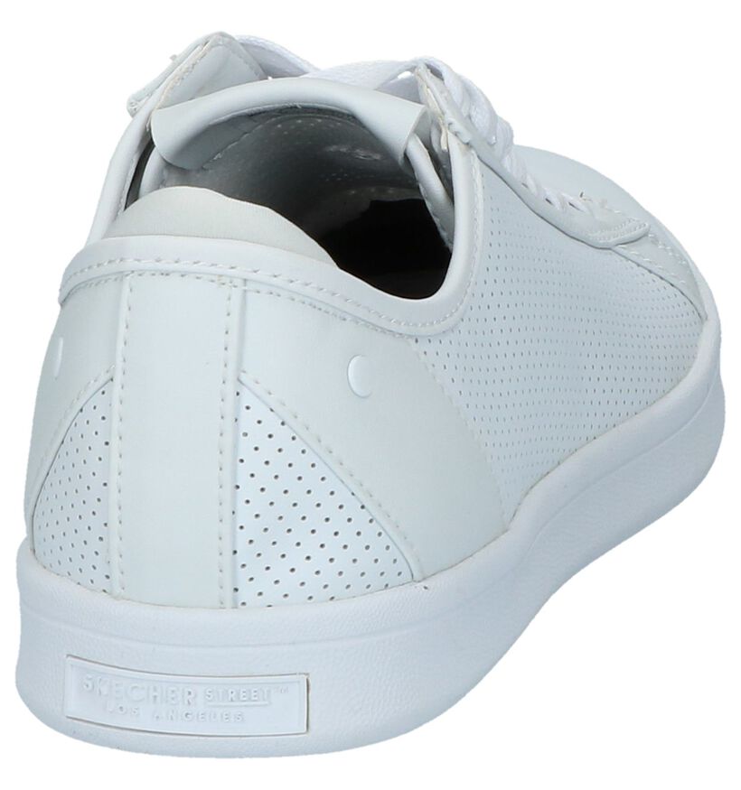 Skechers Memory Foam Witte Sneakers, , pdp