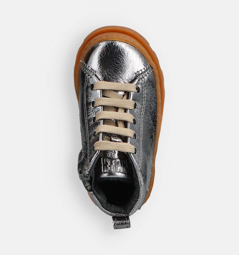 Camper Zilveren Hoge Sneakers voor meisjes (363605) - geschikt voor steunzolen