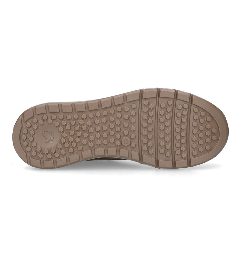 Ara Arizona Taupe Velcroschoenen in nubuck (325478)