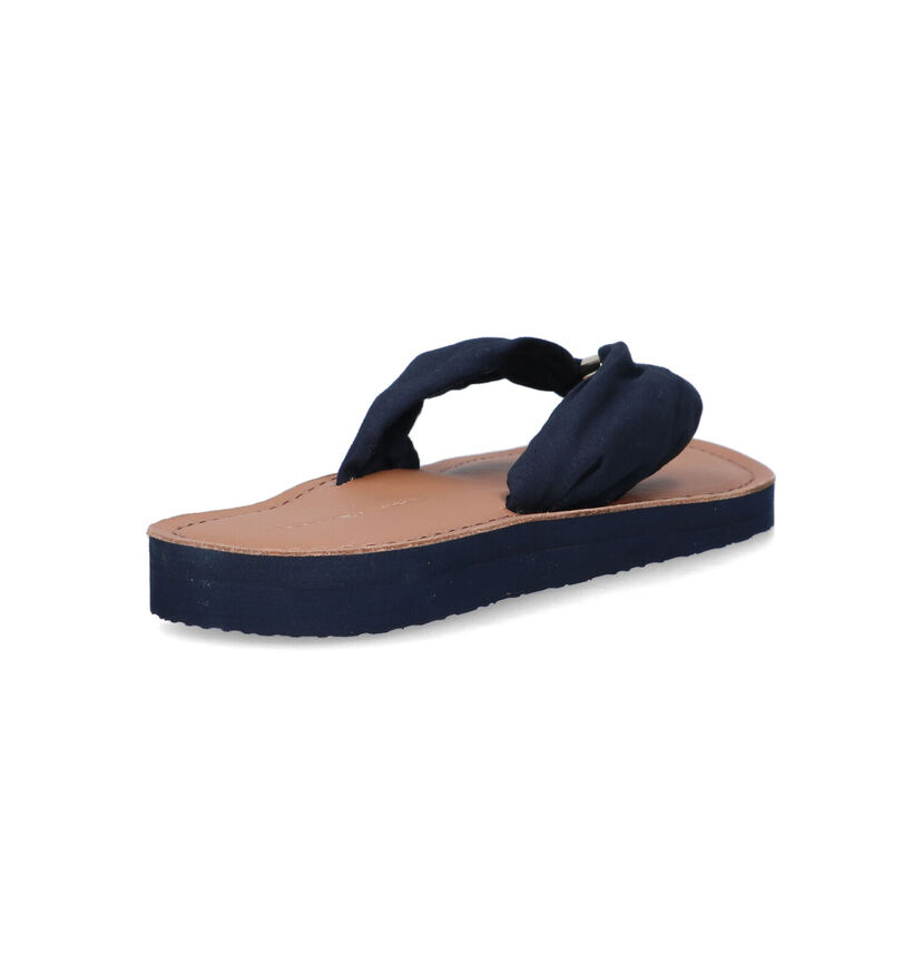 Tommy Hilfiger Elevated Beach Blauwe Teenslippers voor dames (336396)