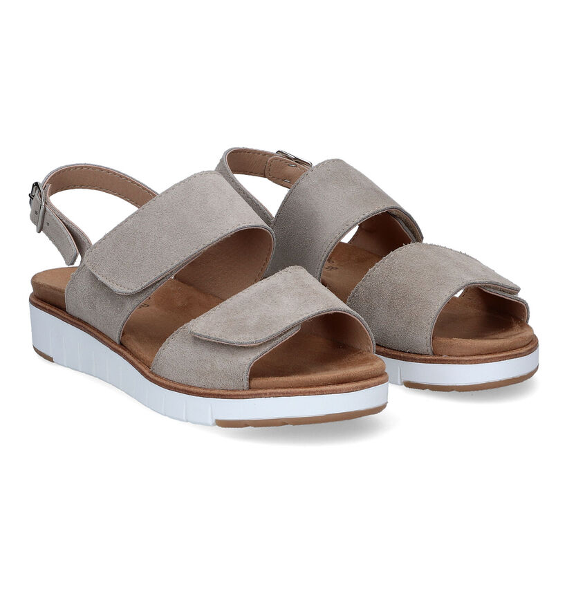 Solemade Romi Sandales en Vert en nubuck (305193)