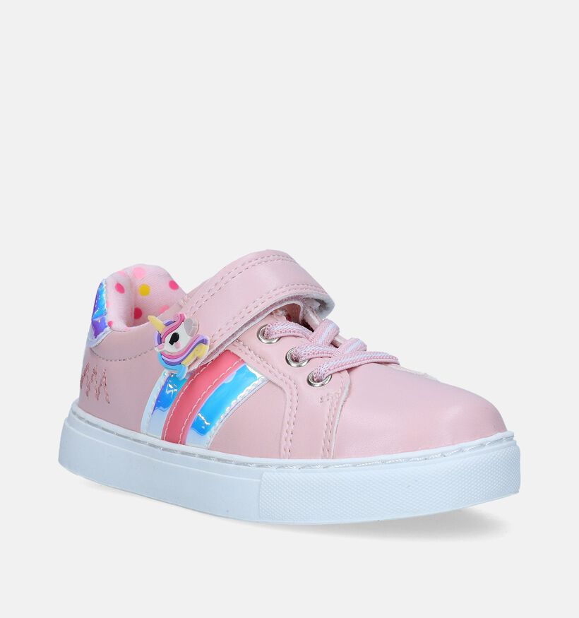 Milo & Mila Baskets basses en Rose pour filles (338481)