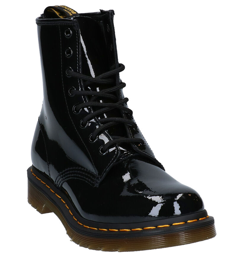 Dr. Martens 1460 Bottines en Mauve en verni (303591)