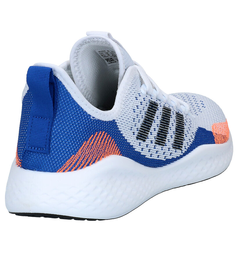 adidas Fluidflow Baskets en Blanc en textile (284852)