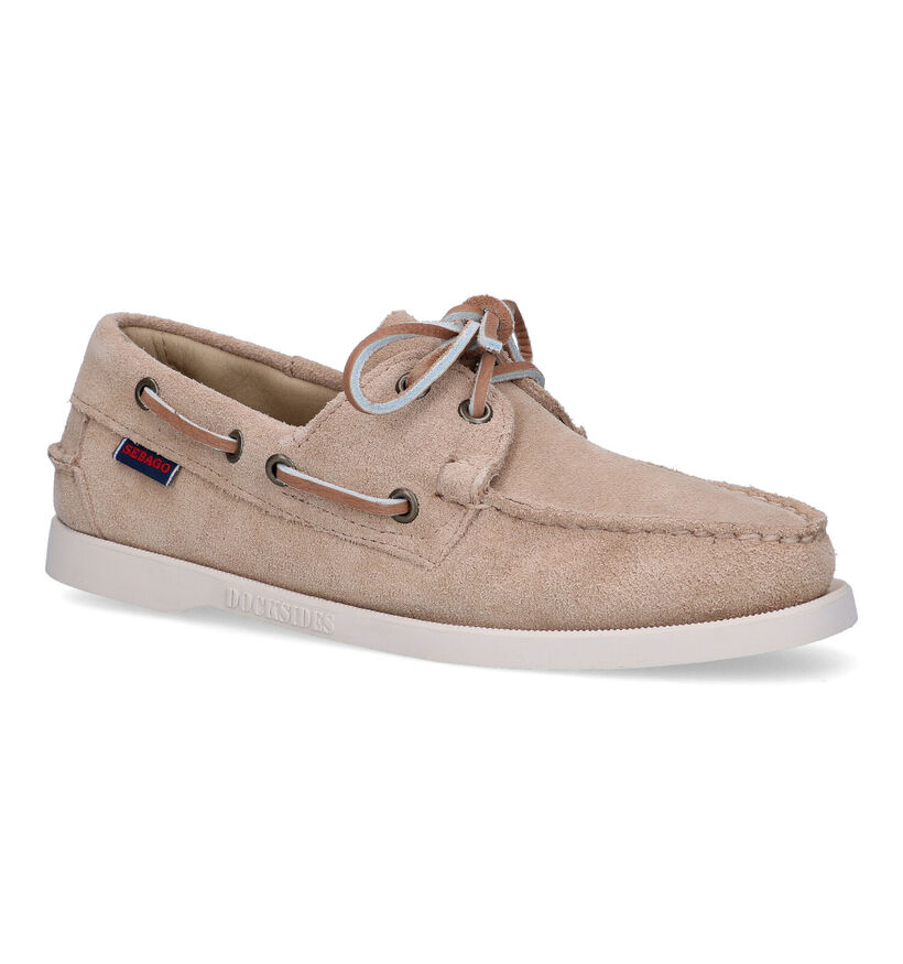 Sebago Dockside Chaussures bateau en Beige pour femmes (324096)