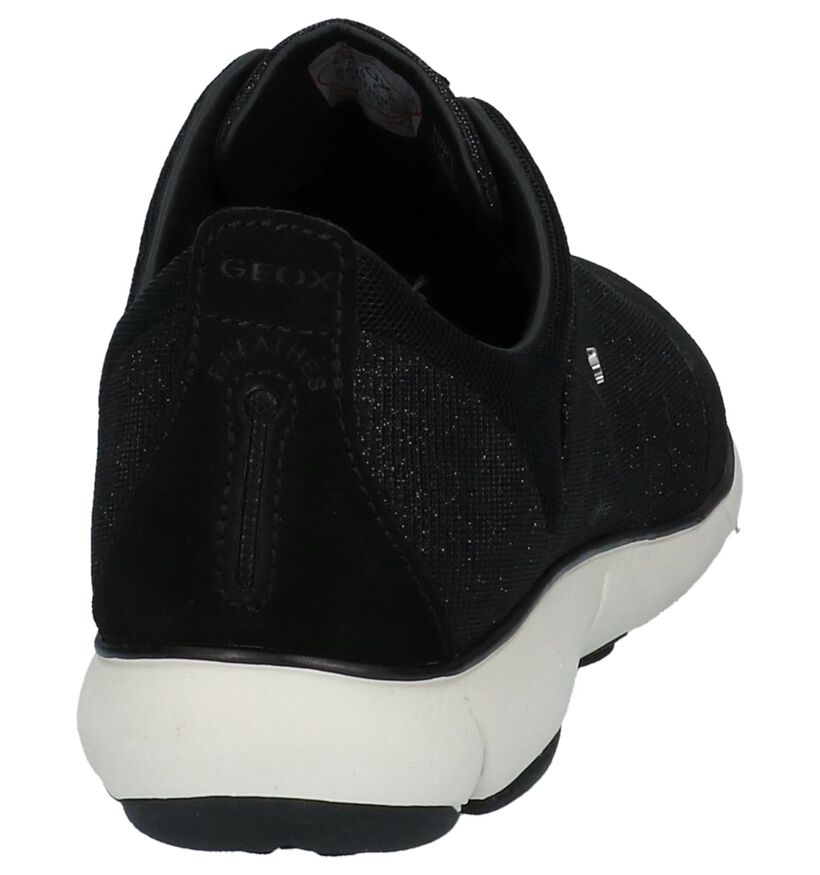 Geox Chaussures slip-on en Noir en daim (212599)