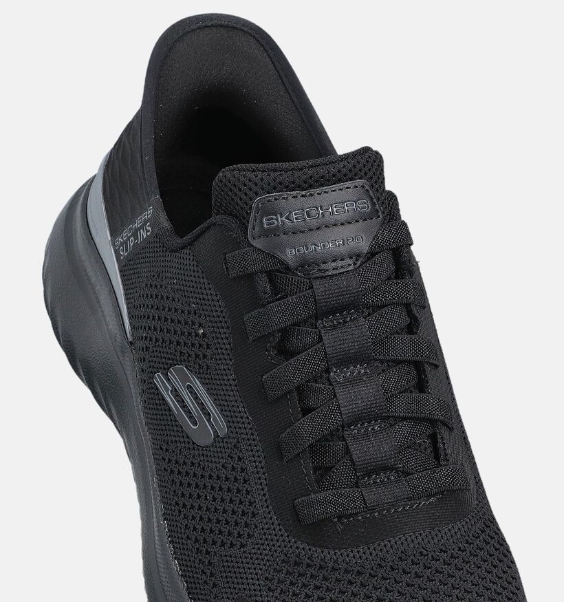 Skechers Bounder 2.0 Silco Zwarte Sneakers voor heren (366502)