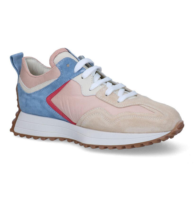 Signatur Roze Sneakers voor dames (309434) - geschikt voor steunzolen