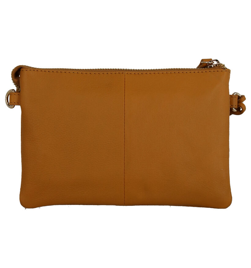 Burkely Secret Sage Okergele Crossbody Tas in daim (273961)