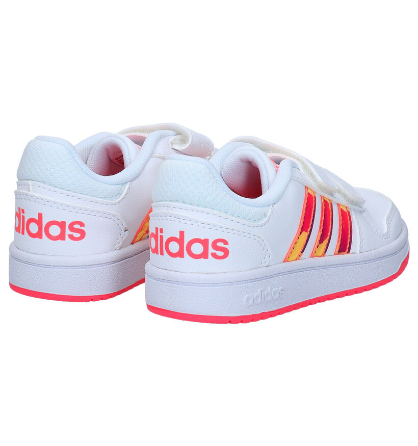 adidas Hoops Baskets en Blanc en simili cuir (284523)