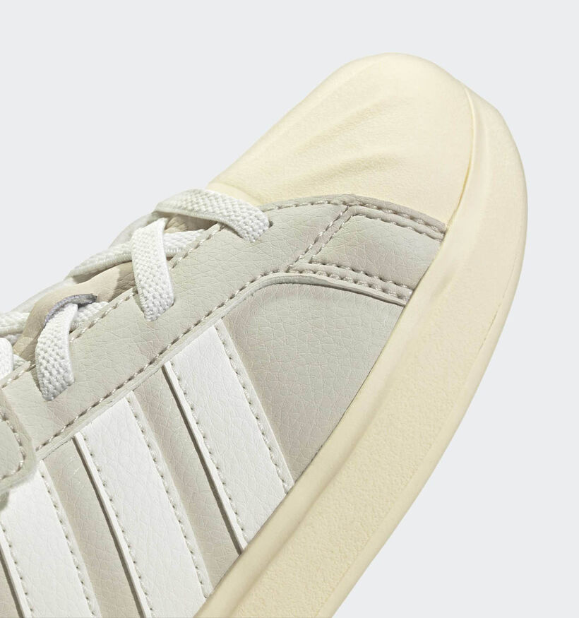 adidas Streettalk Baskets basses en Gris pour filles, gar&ccedil;ons (366753) - pour semelles orthop&eacute;diques