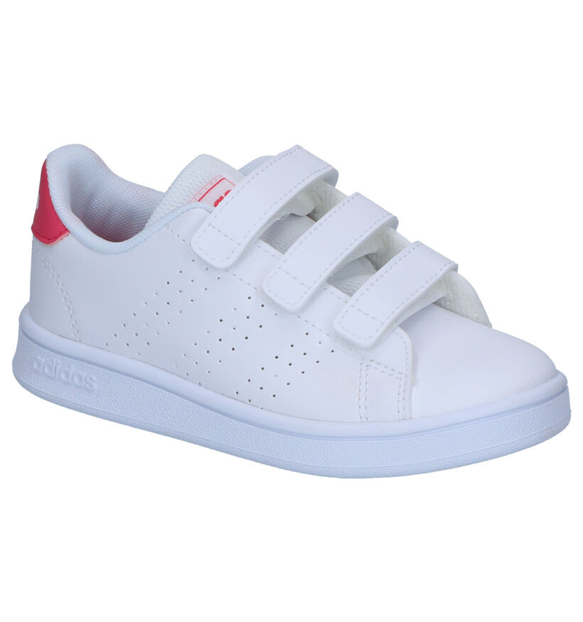 adidas Advantage C Witte Sneakers voor meisjes (319539) - geschikt voor steunzolen