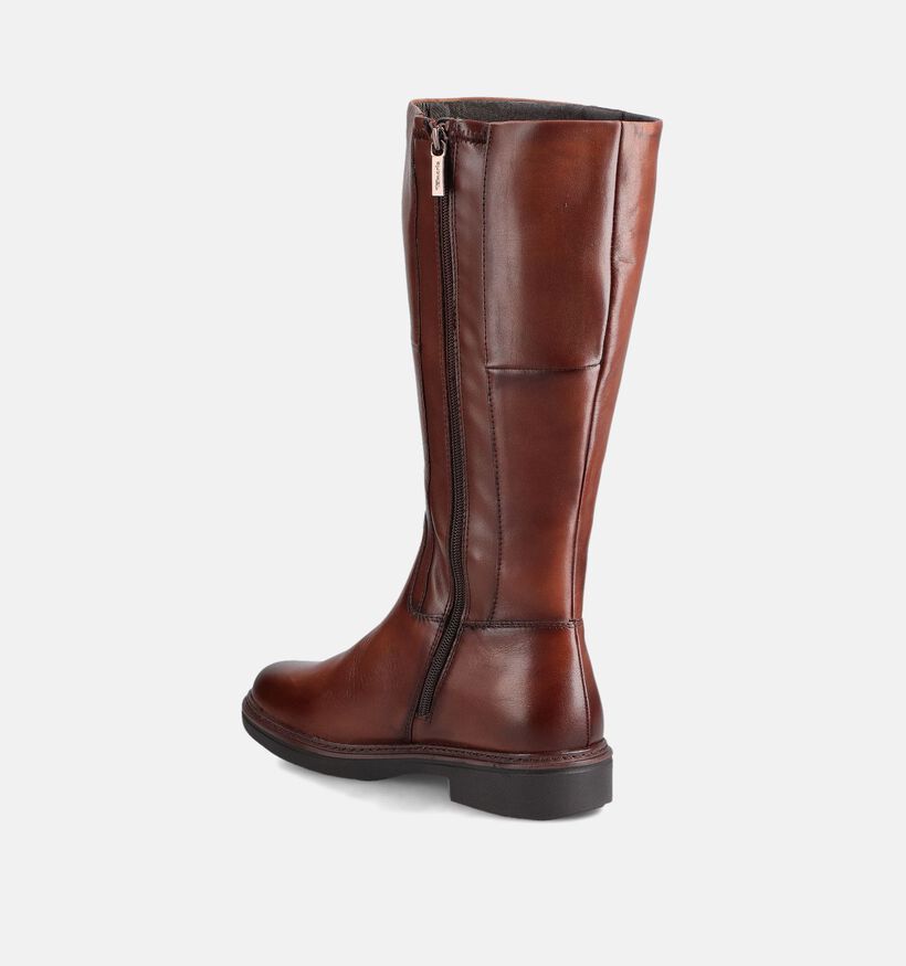 Tamaris Comfort Cognac Lange Laarzen voor dames (362911) - geschikt voor steunzolen