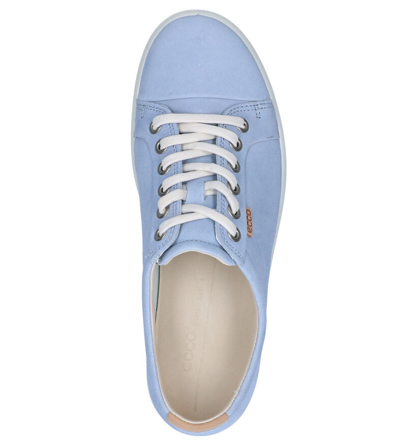 ECCO Soft Chaussures à lacets en Taupe en daim (287332)