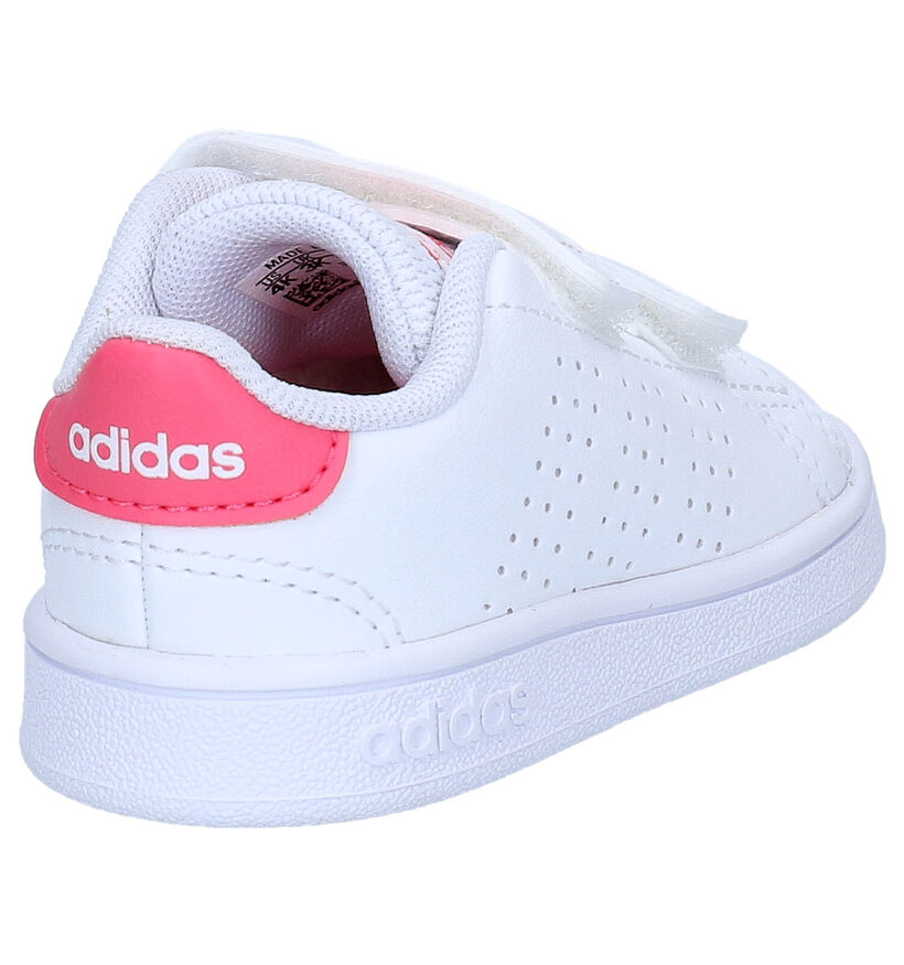 adidas Advantage I Chaussures pour bébé en Blanc en simili cuir (284709)