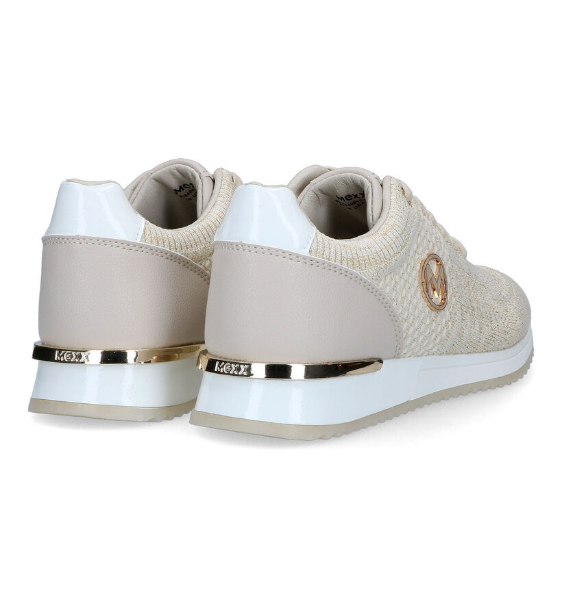 Mexx Gitte Glitter Blauwe Sneakers voor dames (337399) - geschikt voor steunzolen